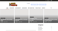Desktop Screenshot of ijuicerecipes.com